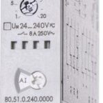 TEMPORIZZATORE MODULARE MULTITENSIONE 24-240VAC/DC - FINDER 805102400000