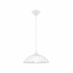 VETRO-SOSP.1LX100W VETRO RIGATO BIANCO - EGLO ITALIANA SRL 82785