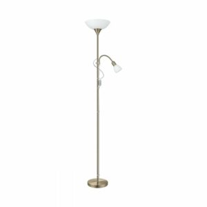 UP 2-PIANTANA C/LAMPADA LETTURA 1X100W E27+1X40W E14 BRUNITO - EGLO ITALIANA SRL 82844