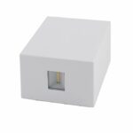 X-CUBE LED 2X4W IP44 4K WHITE CUBETTO BIEMISSIONE - BEGHELLI 86129