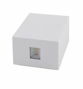 X-CUBE LED 2X4W IP44 4K WHITE CUBETTO BIEMISSIONE - BEGHELLI 86129