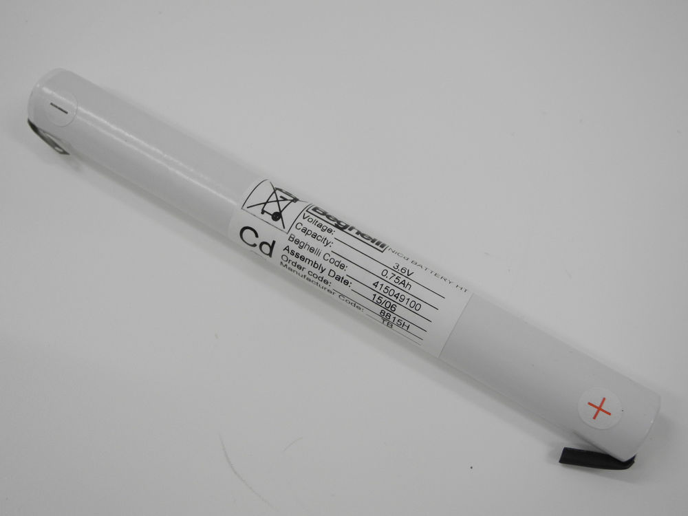 BATTERIA NC 3,6V 0,75AH AA STILO(B.1415...) - BEGHELLI 8815H BATTERIA NC 3,6V 0,75AH AA STILO(B.1415...) - BEGHELLI 8815H