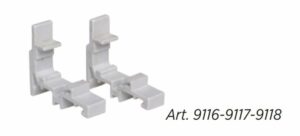 COPPIA SUPPORTI DIN PER ART.9112 - ZIPPO 9117