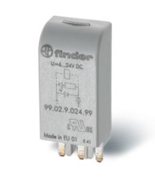 MOD. INDICATORE LED+VARIST. 110/240V AC/DC - FINDER 9902023098 MOD. INDICATORE LED+VARIST. 110/240V AC/DC - FINDER 9902023098