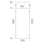 CORNICE PLAFONE PANEL R 595 BIANCO - DISANO 99803200