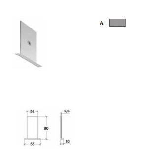 ALUMINIUM:S.GINEVRA TESTATA TERM.1 PZ - NOVALUX A101K0008AK ALUMINIUM:S.GINEVRA TESTATA TERM.1 PZ - NOVALUX A101K0008AK