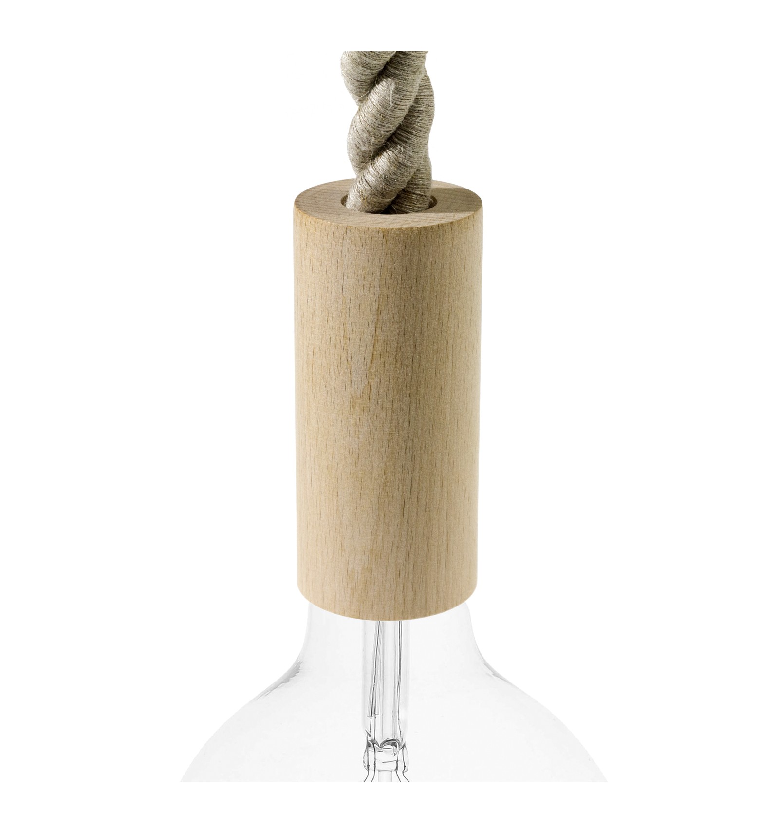 PORTALAMPADA X FUNE NAUTICA DIAM.24MM IN LEGNO NATURALE - AMARCORDS SRL AH902 PORTALAMPADA X FUNE NAUTICA DIAM.24MM IN LEGNO NATURALE - AMARCORDS SRL AH902