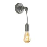 APPLIQUE AMARCORD ZINCATO 1XE27 10X26X12CM - FAN EUROPE LIGHTING SRL I-AMARCORD-AP1 Z