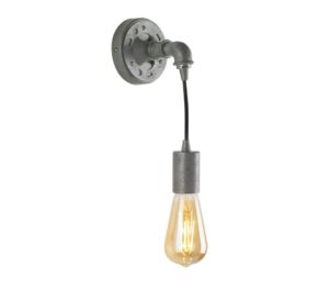 APPLIQUE AMARCORD ZINCATO 1XE27 10X26X12CM - FAN EUROPE LIGHTING SRL I-AMARCORD-AP1 Z