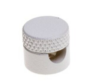 DECENTRATORE BIANCO METALLO VERN.DIAM.15MM FORO CAVO 8MM - AMARCORDS SRL AR101