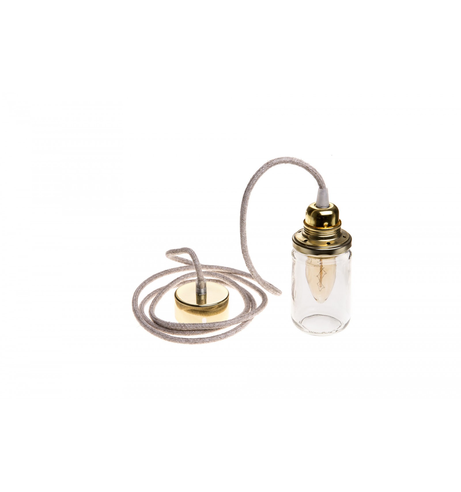 KIT PENDEL MARMELADE CON BARATTOLO E PORT.LAMP.ORO+LAMPADINA - AMARCORDS SRL AT308 KIT PENDEL MARMELADE CON BARATTOLO E PORT.LAMP.ORO+LAMPADINA - AMARCORDS SRL AT308