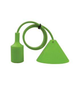 PENDEL 1MT SILICONE VERDE E27 - AMARCORDS SRL AT905