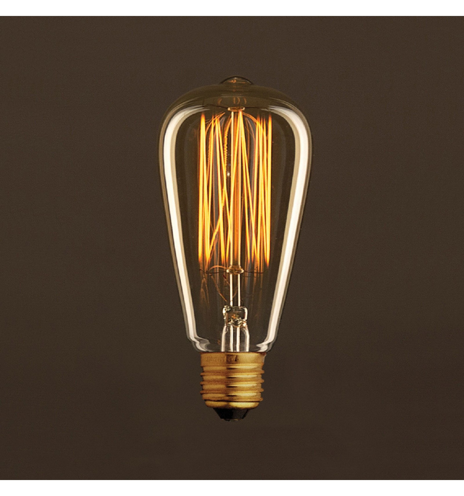 LAMPADINA CARBON E27 ST64 25W AMBRATA 2000K FIL.ONDA VERTIC. - AMARCORDS SRL AV642 LAMPADINA CARBON E27 ST64 25W AMBRATA 2000K FIL.ONDA VERTIC. - AMARCORDS SRL AV642