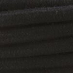 CAVO IN TESSUTO TONDO NERO 2X0,75 COTONE - AMARCORDS SRL AX315