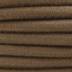 CAVO ELETTRICO RIVESTITO IN TESSUTO TONDO MARRÒ 3X0.75 COTON - AMARCORDS SRL AX417