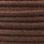 CAVO ELETTRICO RIVESTITO IN TESSUTO TONDO MARRON 3X0,75 JUTA - AMARCORDS SRL AX672