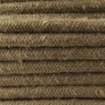 CAVO ELETTRICO RIVESTITO IN TESSUTO TONDO KHAKI 3X0,75 JUTA - AMARCORDS SRL AX673