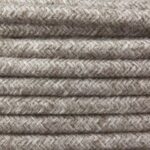 CAVO ELETTRICO RIVESTITO IN TESSUTO TONDO FUMO 3X0,75 CANAPA - AMARCORDS SRL AX680