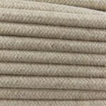 CAVO ELETTRICO RIVESTITO IN TESSUTO TONDO TUFO 3X0,75 CANAPA - AMARCORDS SRL AX682