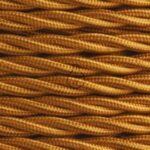 CAVO ELETTRICO RIVESTITO IN TESSUTO TRECC WHISKY 3X0,75 SETA - AMARCORDS SRL AX765