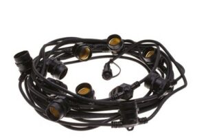 CATENARIA NERA IP44 C/CAVO TONDO 2X1-12,5MT GIUNTABILI - AMARCORDS SRL BT500
