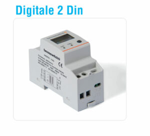CONTATORE DIGITALE DI ENERGIA MONOFASE C/PARZ.AZZERABILE - TECNO SWITCH SAS DI FUZIO N.LA CE202DI