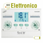CRONOTERMOSTATO GIORNALIERO DA PARETE "FACILE" SEMIDIGITALEÇ - TECNO SWITCH SAS DI FUZIO N.LA CR135BI