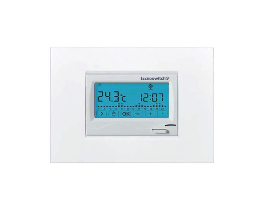CRONOTERMOSTATO TOUCH SETTIMANALE GRIGIO INCASSO DA VINCI - TECNO SWITCH SAS DI FUZIO N.LA CR615GR CRONOTERMOSTATO TOUCH SETTIMANALE GRIGIO INCASSO DA VINCI - TECNO SWITCH SAS DI FUZIO N.LA CR615GR