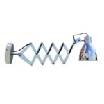 ELASTIQUE LAMPADA PARETE FLESSALL.CROMO 1L E27 - DARK LIGHT DI MELECCHI ROBERTO DEE670104