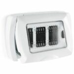 PLACCA AUTOPORTANTE IP55 3 POSTI BIANCA - ELETTROCANALI PLADER GROUP EC316B