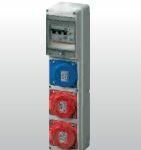 QUADRO ASD 3 PR.V. IP65 2P+T -2X3P+T - ELETTROCANALI PLADER GROUP EC6902231