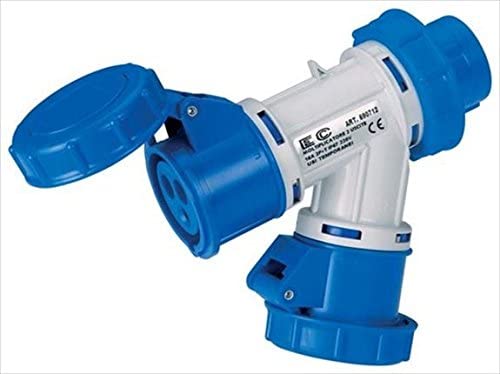 MOLTIPLICATORE 2 USCITE IP44 220V 2P+T 16A - ELETTROCANALI PLADER GROUP EC690702 MOLTIPLICATORE 2 USCITE IP44 220V 2P+T 16A - ELETTROCANALI PLADER GROUP EC690702