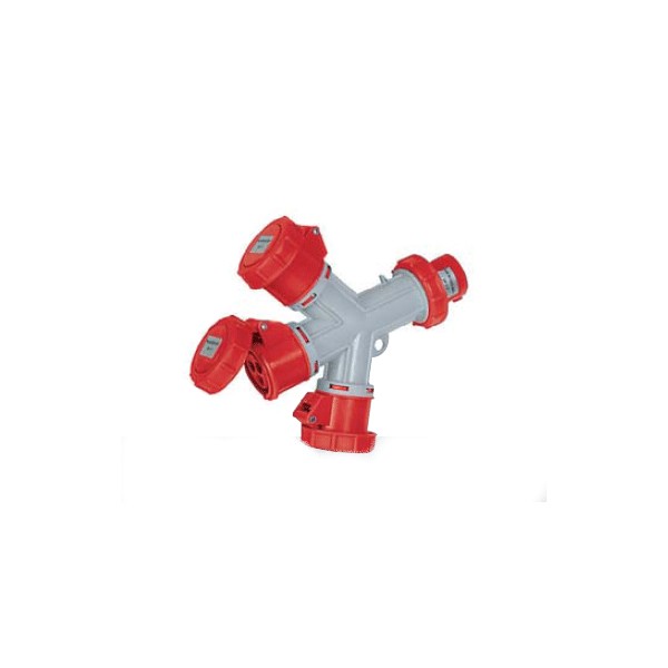 MOLTIPLICATORE 3 USCITE IP44 380V 3P+T 32A - ELETTROCANALI PLADER GROUP EC690763 MOLTIPLICATORE 3 USCITE IP44 380V 3P+T 32A - ELETTROCANALI PLADER GROUP EC690763