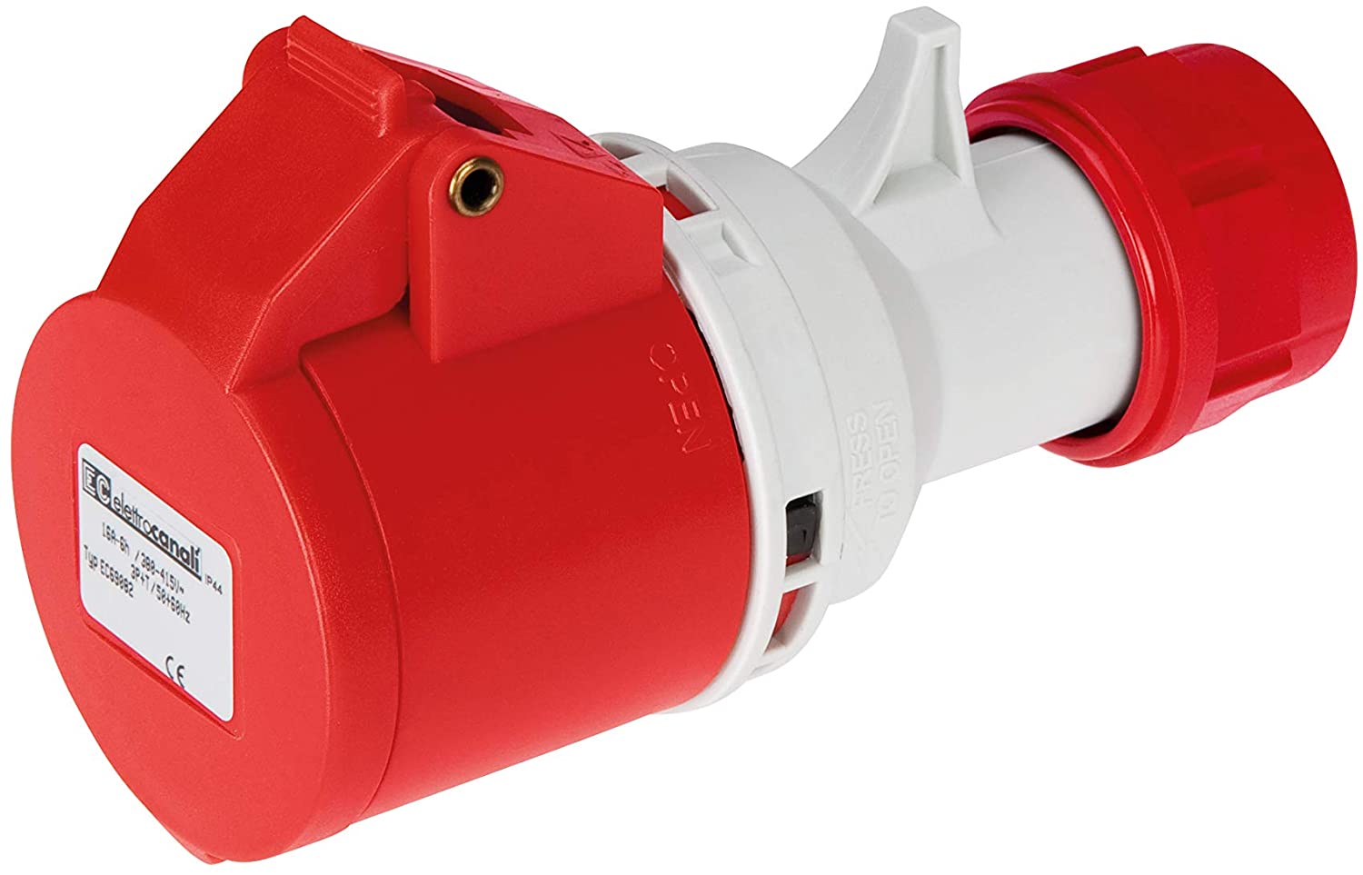 PRESA MOBILE DIRITTA IP44 380V 3P+T 16A - ELETTROCANALI PLADER GROUP EC69082 PRESA MOBILE DIRITTA IP44 380V 3P+T 16A - ELETTROCANALI PLADER GROUP EC69082