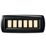 PLACCA TONDO' 6 MODULI NERO - ELETTROCANALI PLADER GROUP ECL2596N