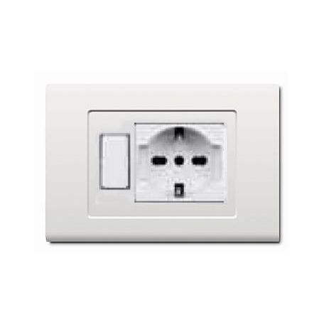 PLACCA TONDO'Q X UNEL DECENTRATA BIANCO - ELETTROCANALI PLADER GROUP ECL2698WH PLACCA TONDO'Q X UNEL DECENTRATA BIANCO - ELETTROCANALI PLADER GROUP ECL2698WH