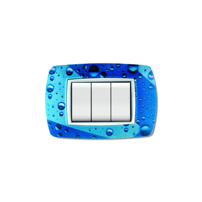 PLACCA LIFE FANTASY 3 POSTI - BOLLE - ELETTROCANALI PLADER GROUP ECL2983-4 PLACCA LIFE FANTASY 3 POSTI - BOLLE - ELETTROCANALI PLADER GROUP ECL2983-4