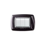 PLACCA MYLIFE 3 MOD.NERO GLITTERING - ELETTROCANALI PLADER GROUP ECL2983NG