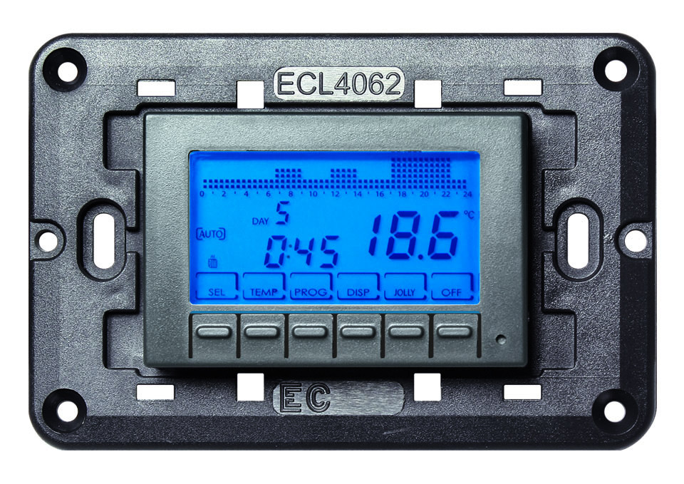 CRONOTERMOSTATO DIGITALE A BATTERIA - ELETTROCANALI PLADER GROUP ECL4062L CRONOTERMOSTATO DIGITALE A BATTERIA - ELETTROCANALI PLADER GROUP ECL4062L