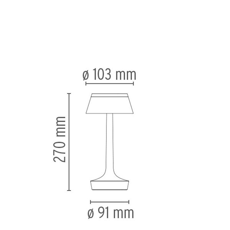 BON JOUR UNPLUG.OPTIC CROMO OPACO Ç - FLOS S.P.A. F1037046 BON JOUR UNPLUG.OPTIC CROMO OPACO Ç - FLOS S.P.A. F1037046