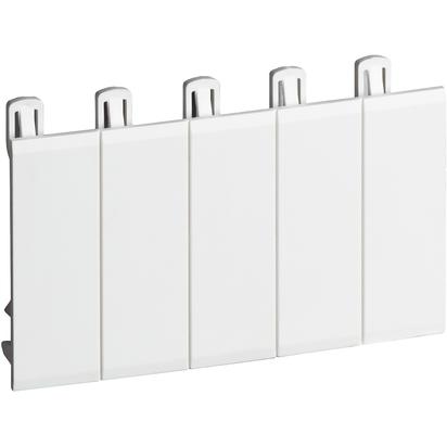 COPRIFORO BIANCO 5DIN CON PREFRATT 1/2 MOD - BTICINO F215FP COPRIFORO BIANCO 5DIN CON PREFRATT 1/2 MOD - BTICINO F215FP