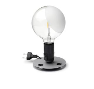 LAMPADINA NERO 1L E27 C/L ACHILLE CASTIGLIONE,1972 Ç - FLOS S.P.A. F3300000 LAMPADINA NERO 1L E27 C/L ACHILLE CASTIGLIONE,1972 Ç - FLOS S.P.A. F3300000