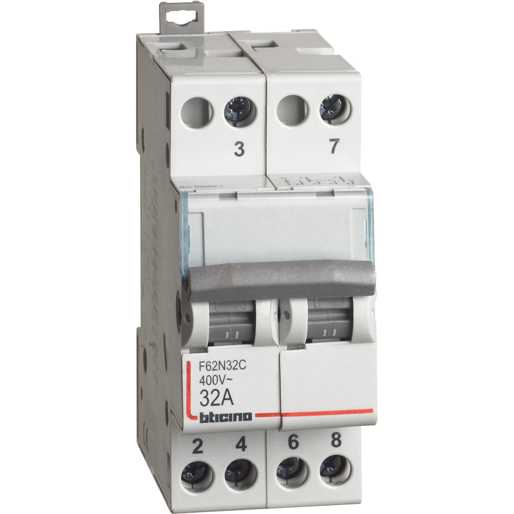 BTDIN-COMMUT DOPPIO ZERO C.LE - BTICINO F62N32C BTDIN-COMMUT DOPPIO ZERO C.LE - BTICINO F62N32C