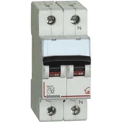 BTDIN45 - MAGNETOT C32 1P+N 2M 4500A - BTICINO FC810NC32 BTDIN45 - MAGNETOT C32 1P+N 2M 4500A - BTICINO FC810NC32