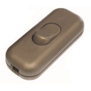 INTERRUTTORE PASSAFILO - 250V - MARRONE - FAEG SRL FG24107