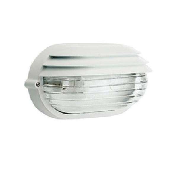 PLAF. OVALE BN IP44 PORTAL.E27 DIFF.VETRO - FAEG SRL FG24555 PLAF. OVALE BN IP44 PORTAL.E27 DIFF.VETRO - FAEG SRL FG24555