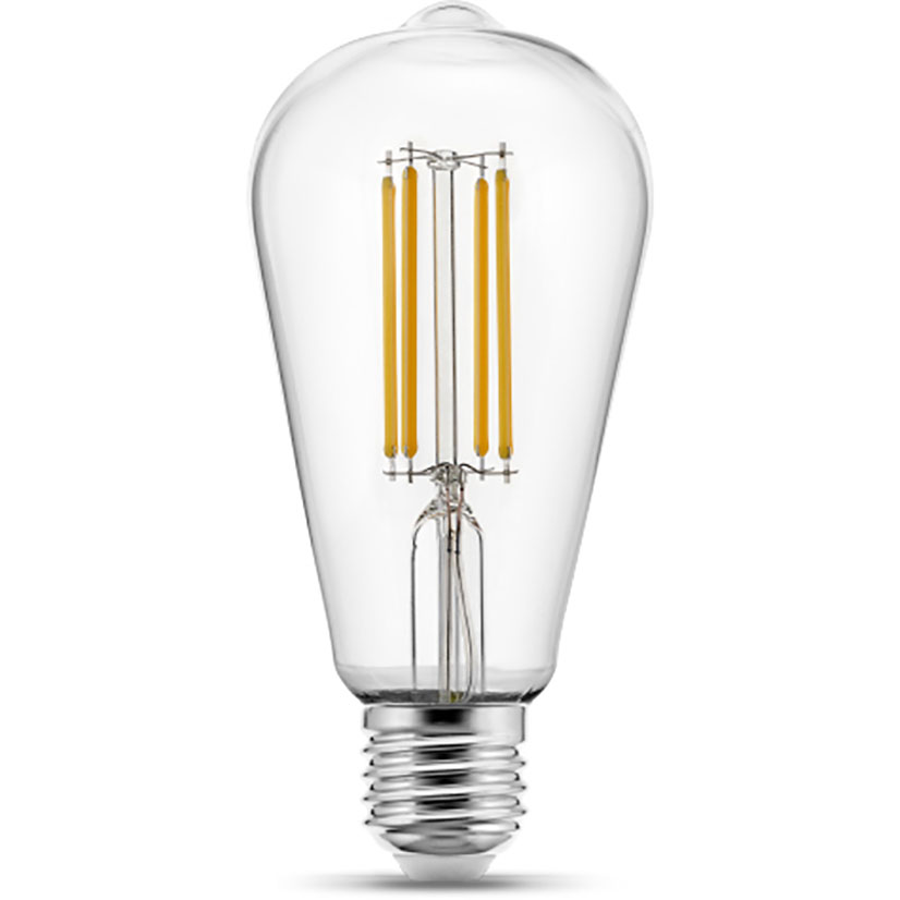 TECNOVINTAGE ST64 7W E27 2700K TRASP - DURALAMP FLST640727 TECNOVINTAGE ST64 7W E27 2700K TRASP - DURALAMP FLST640727
