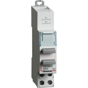 BTDIN - DUE PULSANTE 1NA+1NA 20AX 250V - BTICINO FN51NAAP