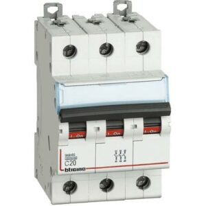 BTDIN60 - MAGNETOT 3P CURVA C 20A 6KA - BTICINO FN83C20