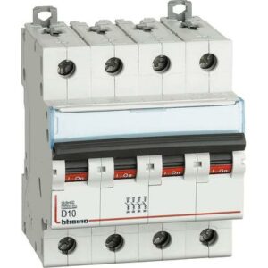 BTDIN60 - MAGNETOT 4P CURVA D 10A 6KA - BTICINO FN84D10